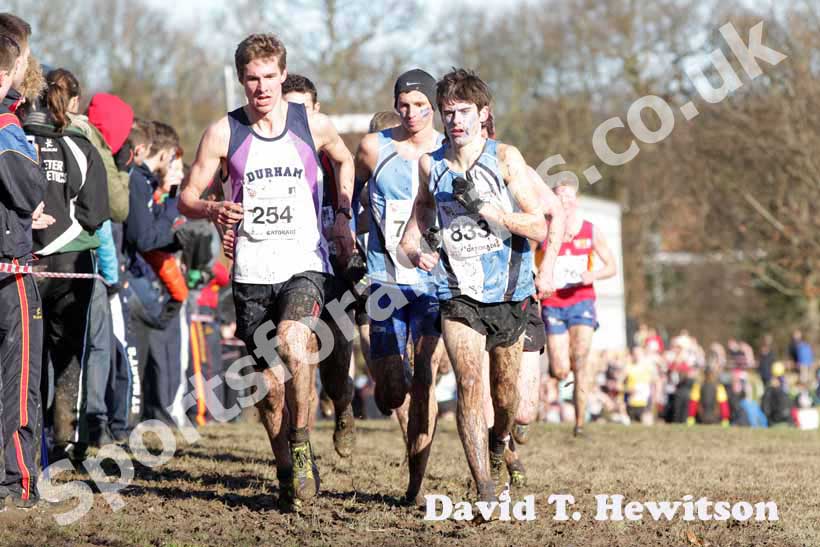 254 Dan Jenkin and Daniel Woodgate  during the 2013 BUCS Cross Country Championships.